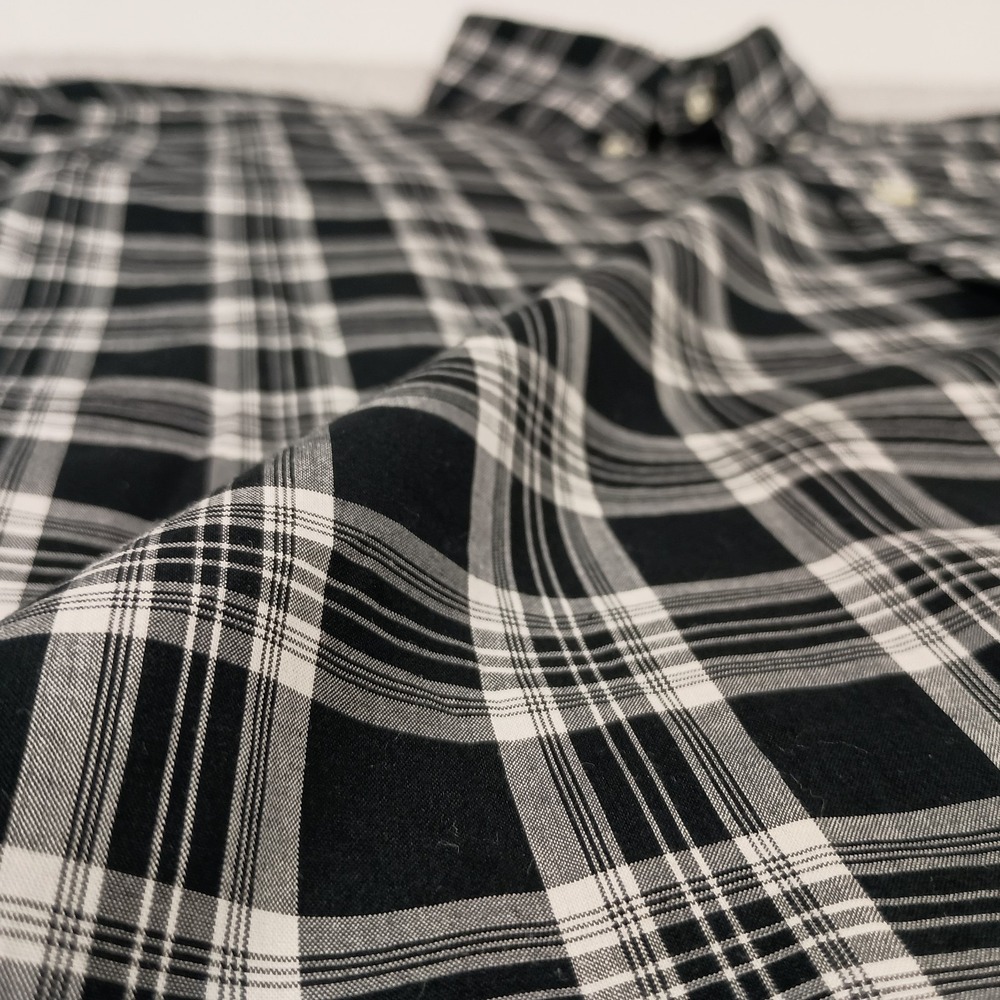 Ralph Lauren Large Blake Glen Plaid Black Pony Mens Shirt - Picture 2 of 9